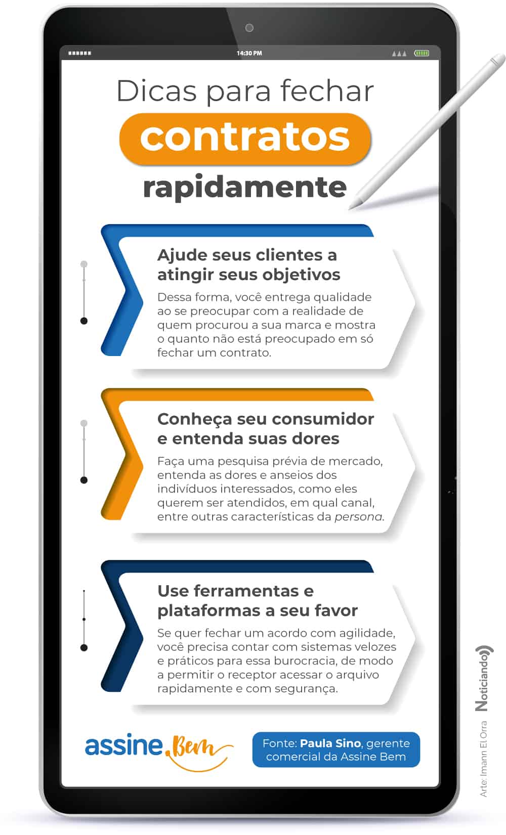 Infográfico: Feche contratos rapidamente com a Assine Bem